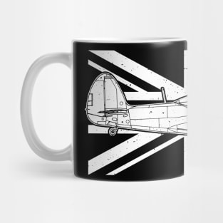 Spitfire UK RAF WW2 Plane Aircraft Airplane Supermarine Mug